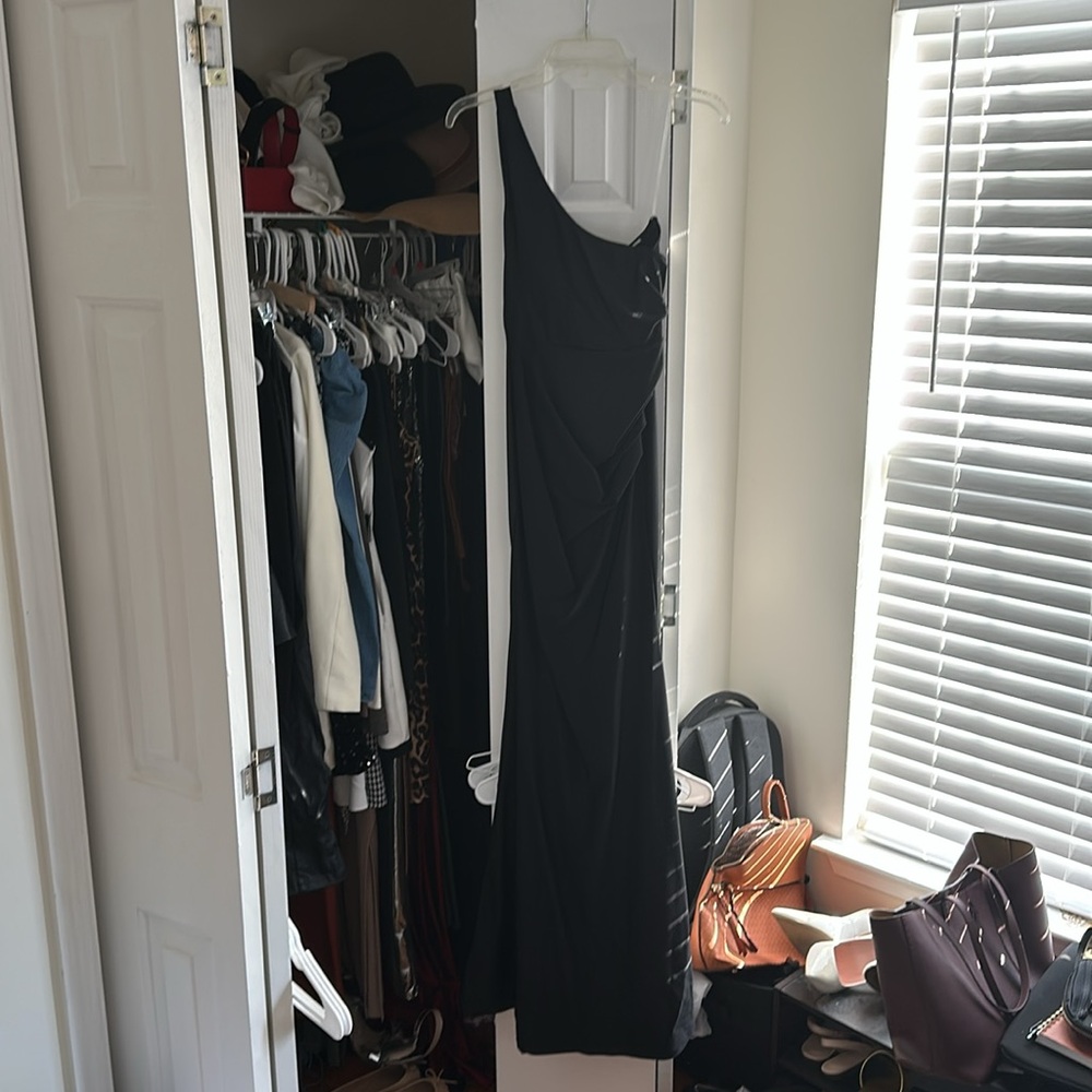 One Shoulder Evening Dress - Picture 3 of 9